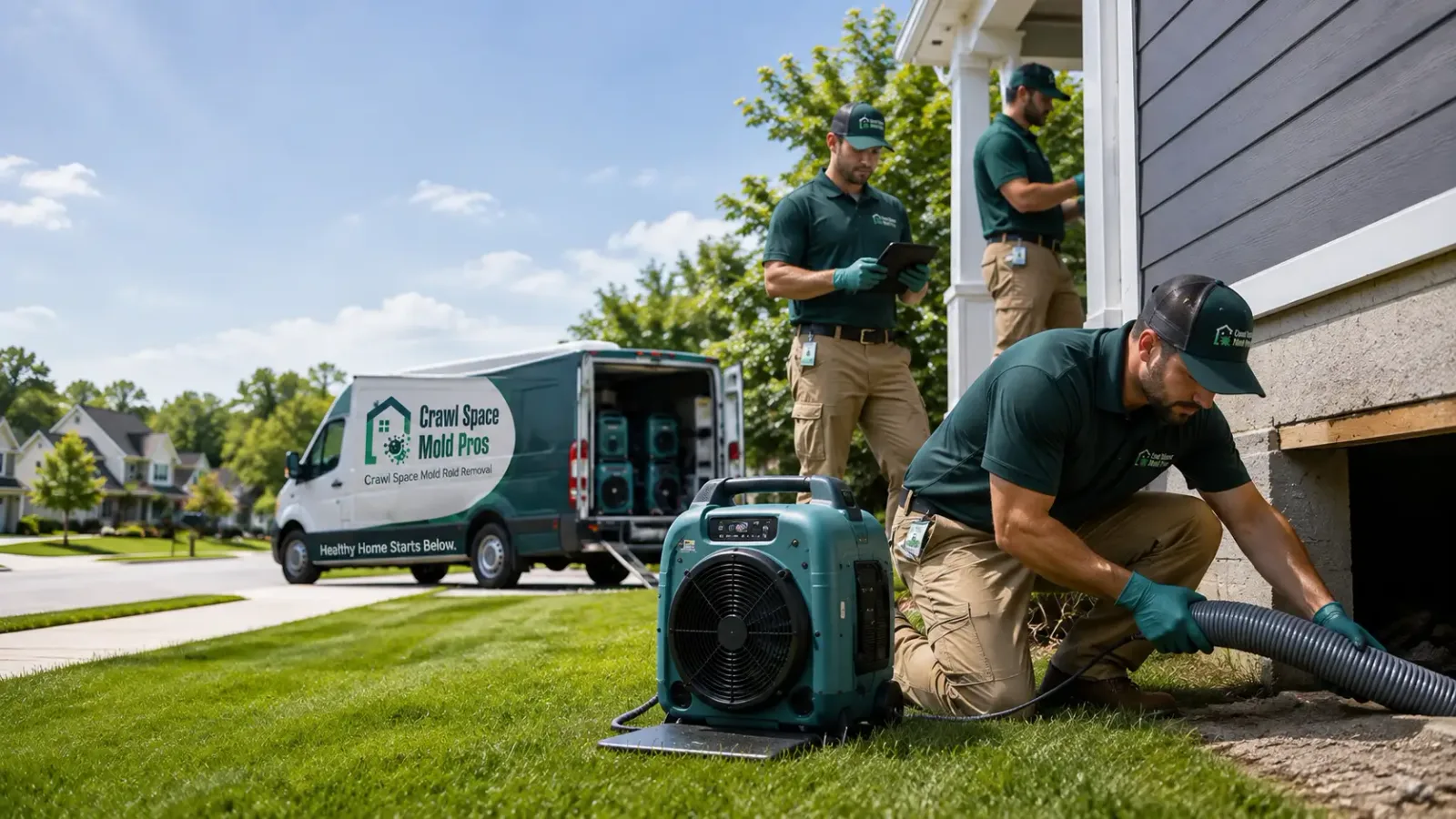 Crawl Space Mold Removal in South Hill, VA